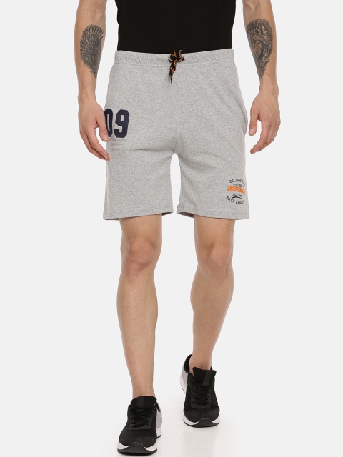 

ARDEUR Men Grey Printed Regular Fit Sports Shorts