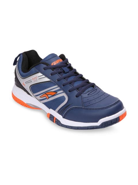 

FURO by Red Chief Men Silver-Toned & Blue Synthetic Tennis Shoes