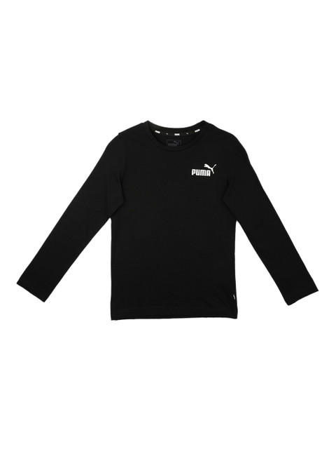 

Puma Boys Black Essentials Longsleeve Tee B T-shirt