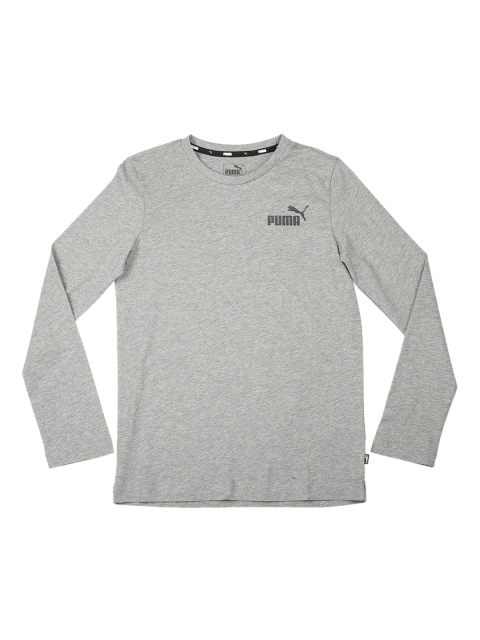 

Puma Boys Grey Essentials Longsleeve Tee B T-shirt