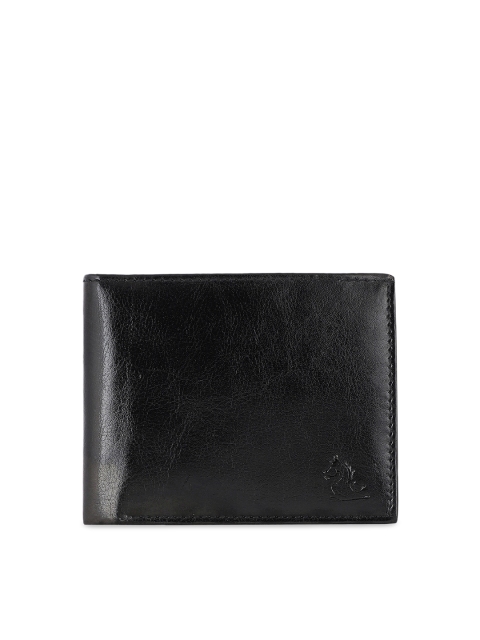 

Kara Men Black Solid Two Fold Wallet