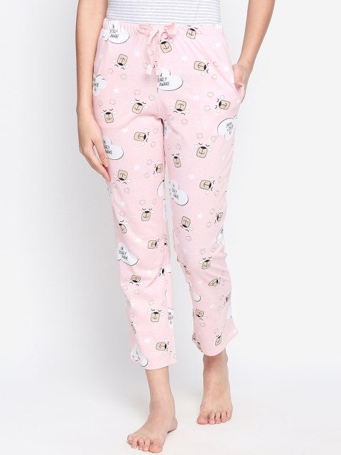 

Dreamz by Pantaloons Women Pink Printed Pyjamas