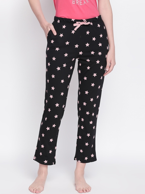 

Dreamz by Pantaloons Women Black Printed Pyjamas