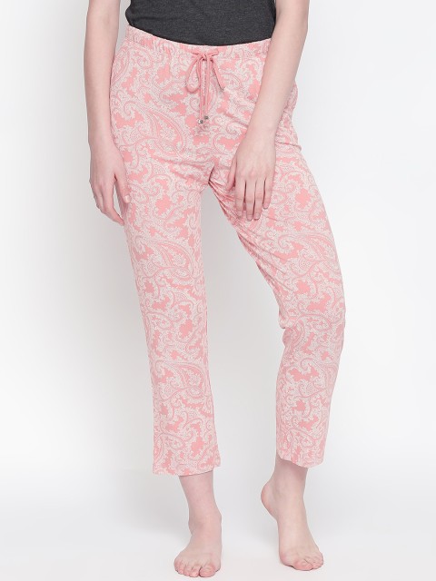 

Dreamz by Pantaloons Women Pink Printed Lounge Pants