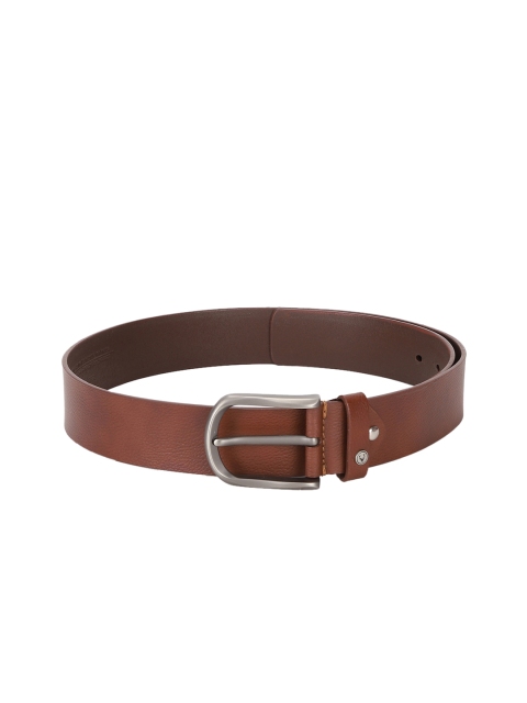 

Allen Solly Men Brown Textured Leather Belt