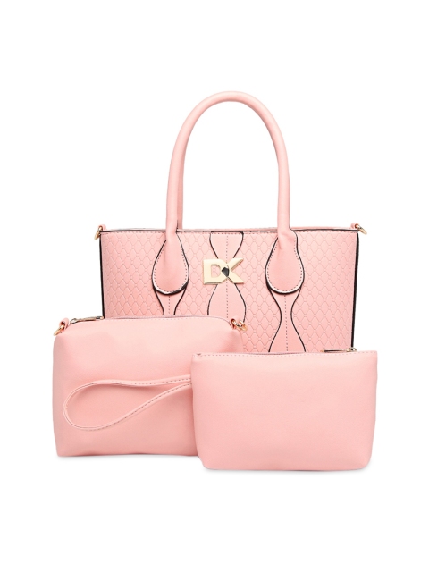

Diana Korr Pink Textured Handheld Bag