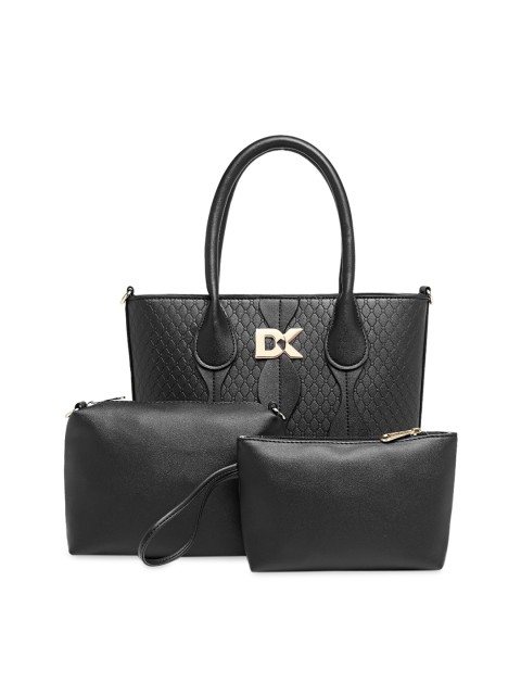 

Diana Korr Black 3-Piece Handheld Bag Set