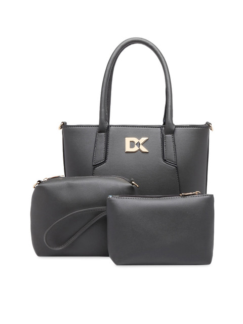 

Diana Korr Grey Solid Handheld Bag
