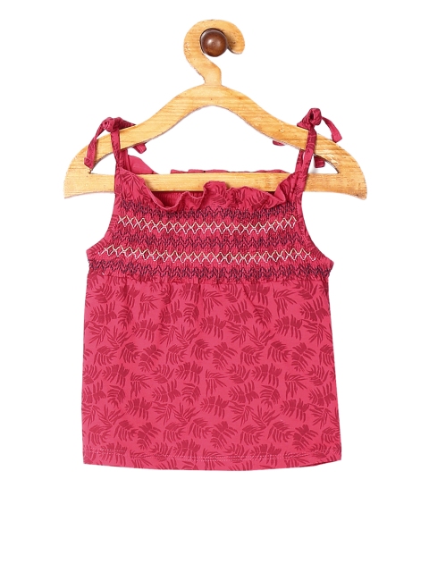 

Donuts Girls Pink Printed Pure Cotton Top
