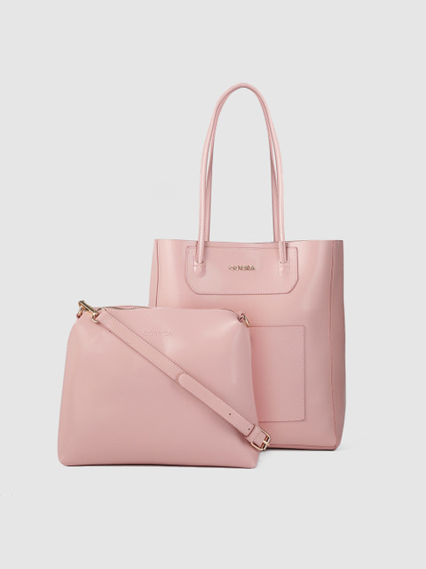 

CORSICA Pink Solid Hobo Bag
