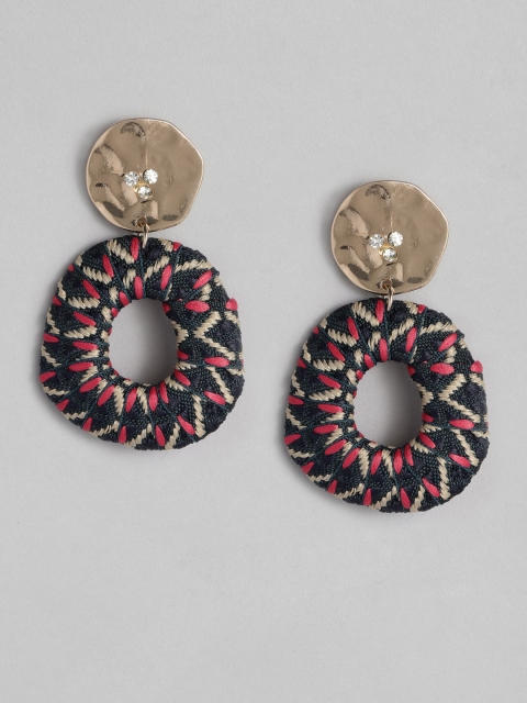 

CORSICA Multicoloured Oval Drop Earrings, Multi