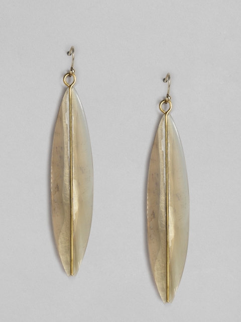

CORSICA Off-White Contemporary Drop Earrings
