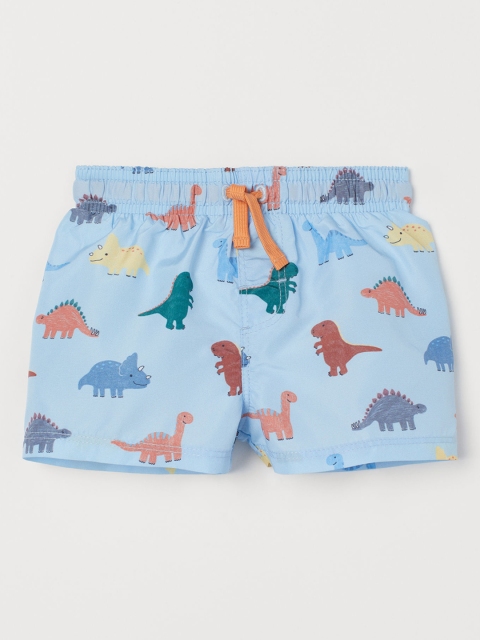 

H&M Boys Blue Dinasaurs Patterned Swim Shorts