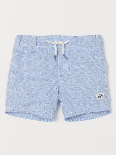 

H&M Boys Blue Solid Woven Shorts