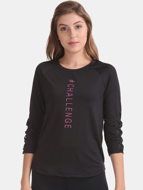 

Sugr Women Black Printed Top