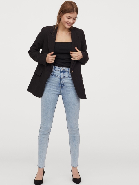

H&M Women Blue Skinny High Jeans