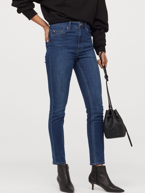

H&M Women Blue Skinny High Jeans