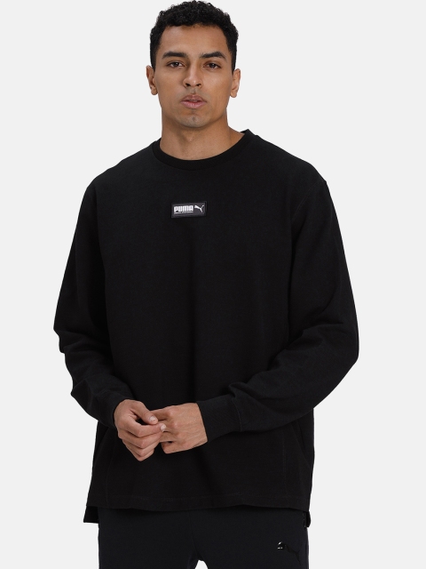 

Puma Men Black Printed Pullover Sweater