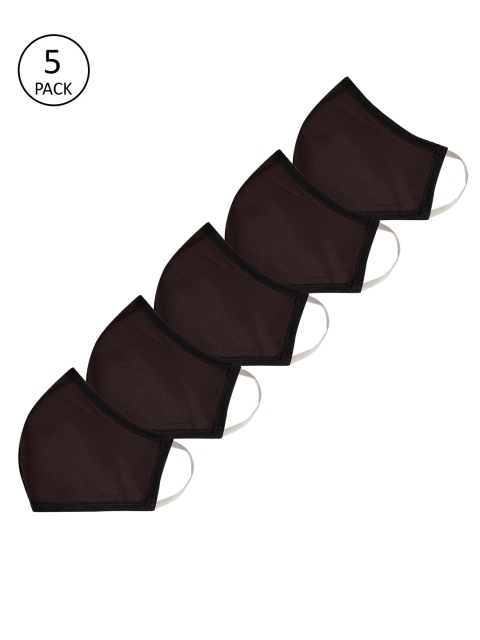 

YOTHVIK Unisex Brown 5Pcs Anti-Pollution 2 ply Reusable Outdoor Protection Mask