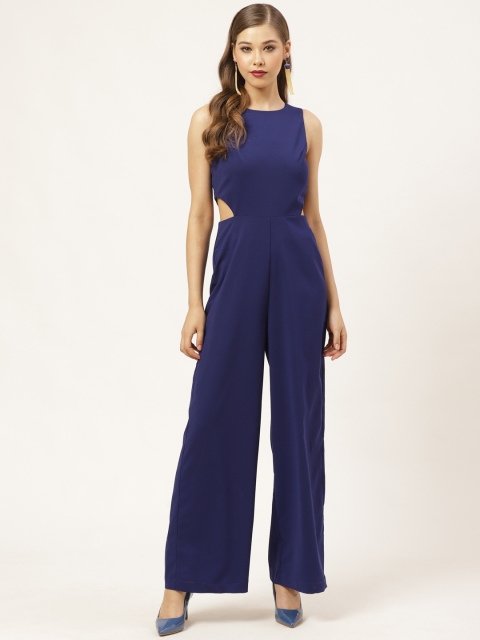 

20Dresses Women Blue Solid Basic Jumpsuit