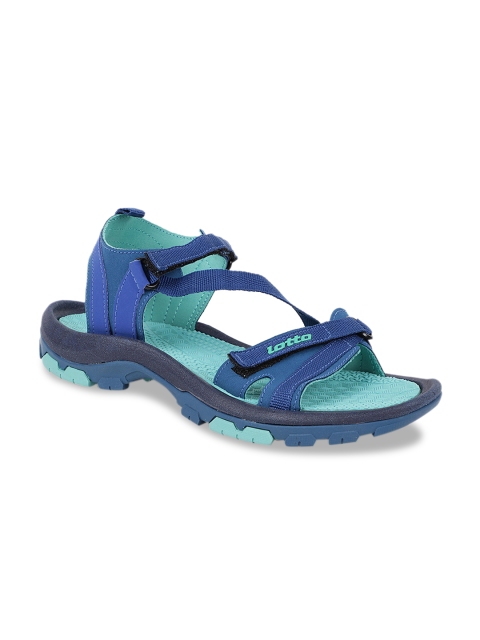 

Lotto Women Blue Solid Terra Sports Sandals