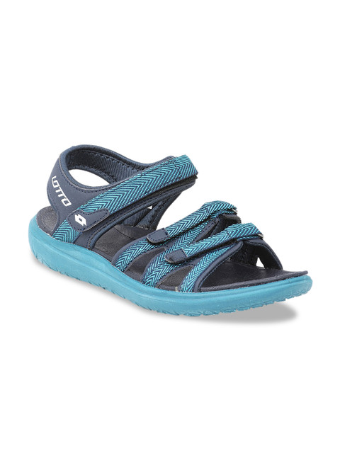 

Lotto Women Blue Patterned Marcello Sports Sandals