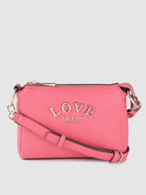 

GUESS Fuchsia Solid Sling Bag