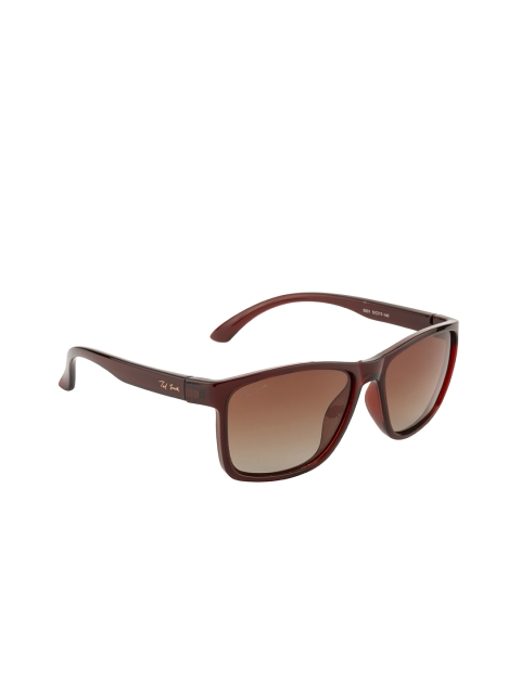 

Ted Smith Unisex Polarised and UV Protected Wayfarer Sunglasses TS-NC-5001S_BRN, Brown