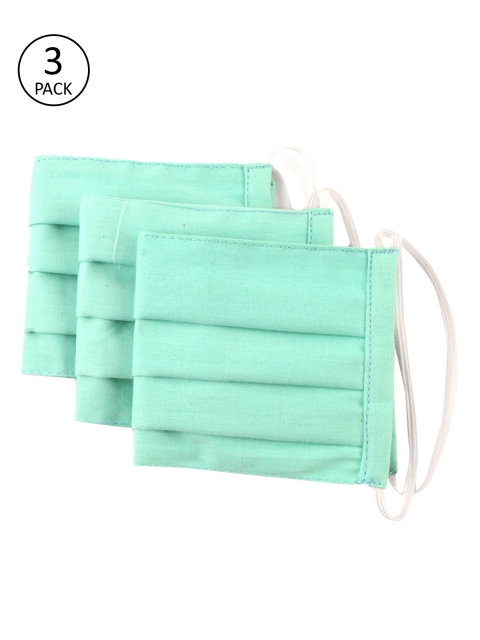 

Carlton London Unisex Green 3 Pcs 3-Ply Reusable Outdoor Fabric Masks