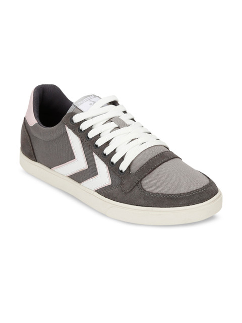 

hummel Unisex Grey Colourblocked Sneakers