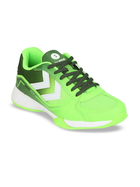 

hummel Unisex Fluorescent Green Mesh Aerospeed 2.0 Training or Gym Shoes