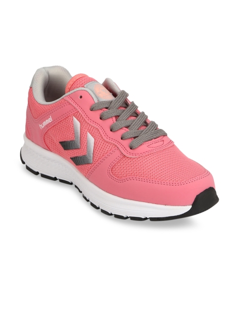 

hummel Unisex Pink Mesh Training or Gym Shoes