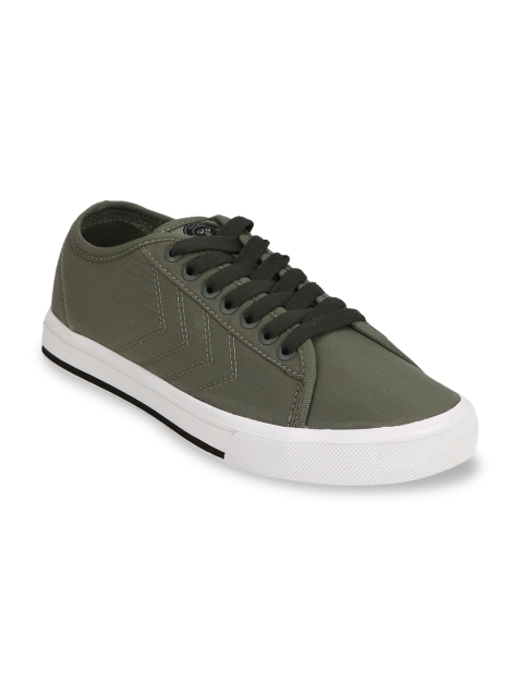 

hummel Unisex Grey Nile Poplin Solid Sneakers