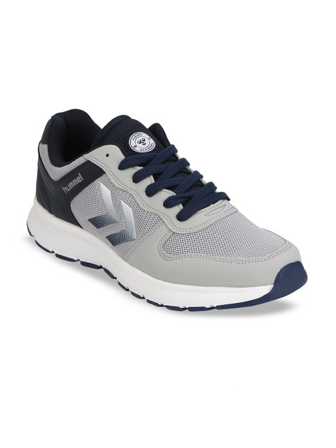 

hummel Unisex Grey Mesh Porter Training or Gym Shoes