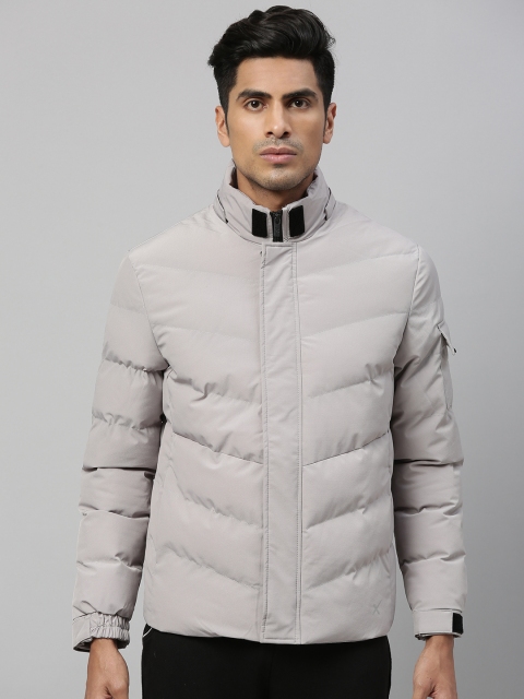 

HRX by Hrithik Roshan Men Grey Solid Rapid-Dry Antimicrobial Outdoor Jacket