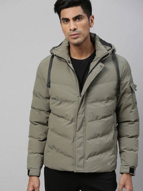 

HRX by Hrithik Roshan Men Olive Green Solid Rapid-Dry Antimicrobial Outdoor Jacket