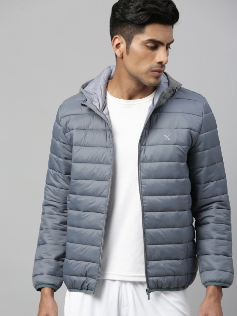 

HRX by Hrithik Roshan Men Grey Solid Rapid Dry Antimicrobial Running Jacket