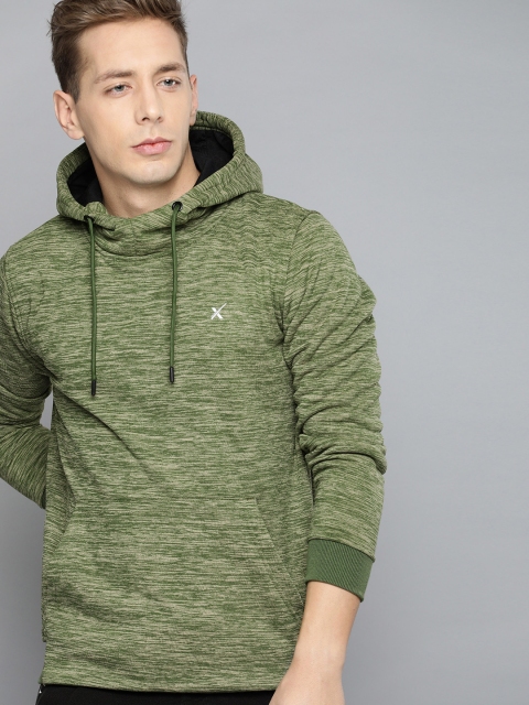 

HRX by Hrithik Roshan Men Olive Green Solid Rapid-dry Antimicrobial Training Sweatshirt