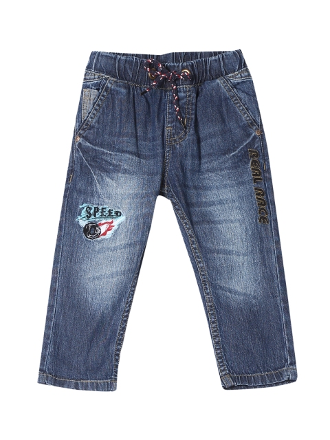 

Donuts Boys Blue Regular Fit Mid-Rise Clean Look Stretchable Jeans