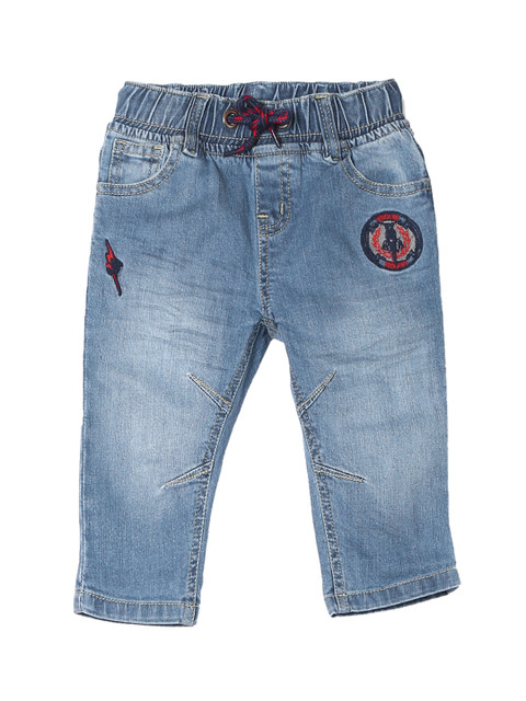 

Donuts Boys Blue Regular Fit Mid-Rise Clean Look Stretchable Jeans