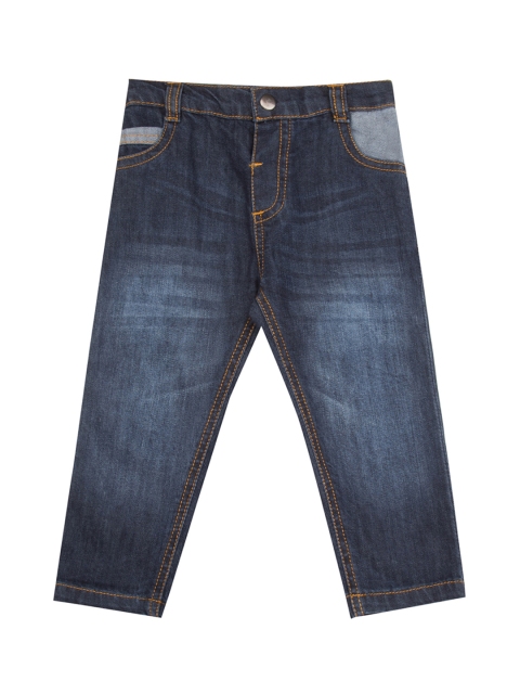 

Donuts Boys Navy Blue Regular Fit Mid-Rise Clean Look Jeans