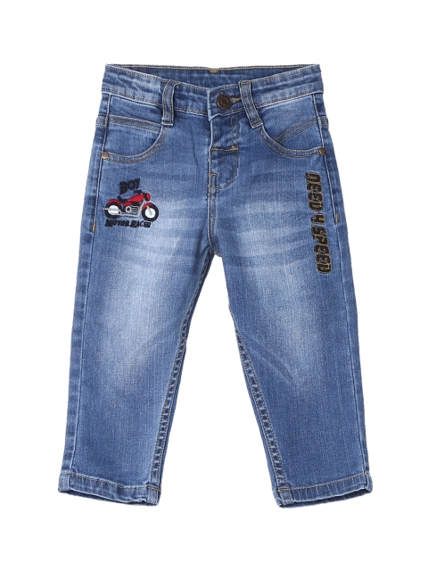 

Donuts Boys Blue Regular Fit Mid-Rise Clean Look Stretchable Jeans