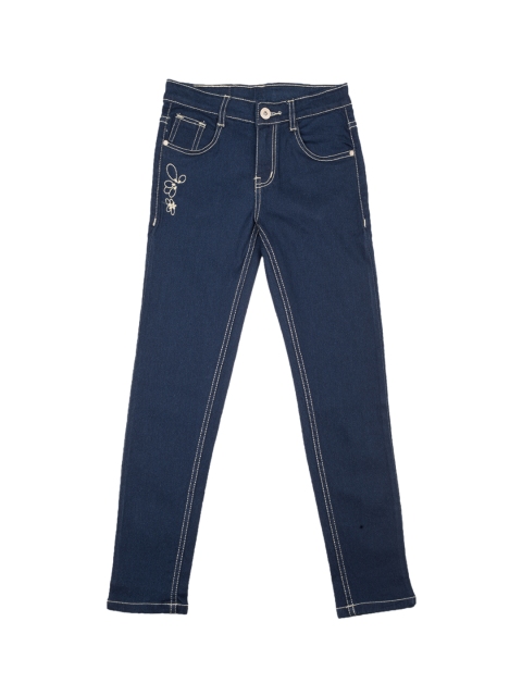 

Cherokee Girls Blue Slim Fit Mid-Rise Clean Look Stretchable Jeans