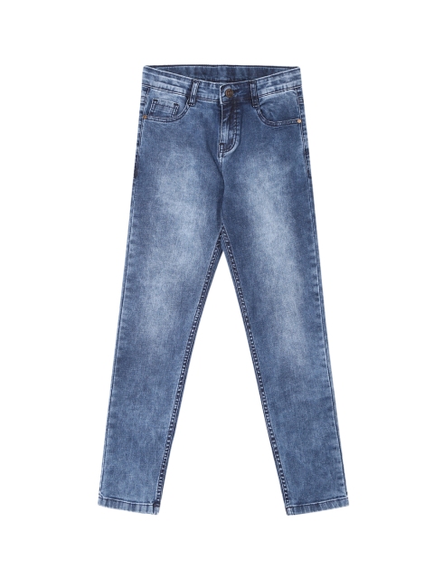 

Cherokee Boys Blue Slim Fit Mid-Rise Clean Look Stretchable Jeans