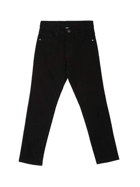 

Cherokee Boys Black Slim Fit Mid-Rise Clean Look Stretchable Jeans