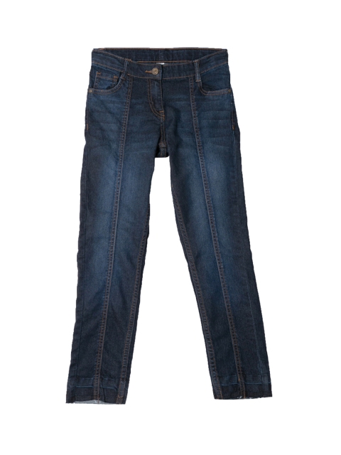 

Cherokee Girls Navy Blue Slim Fit Mid-Rise Clean Look Jeans