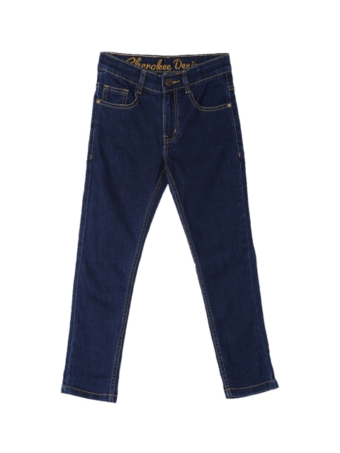 

Cherokee Boys Blue Slim Fit Mid-Rise Clean Look Stretchable Jeans