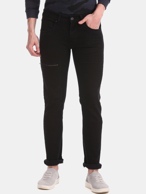 

Colt Men Black Skinny Fit Mid-Rise Clean Look Stretchable Jeans