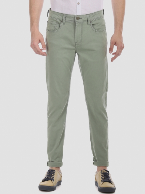 

Colt Men Green Slim Fit Mid-Rise Clean Look Stretchable Jeans