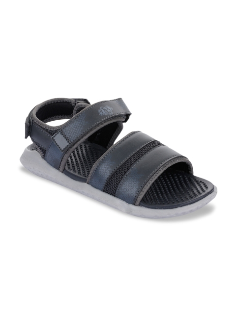 

Liberty Men Grey & Black Comfort Sandals